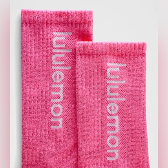 lululemon athletica Pink Crew Socks—Two Pack, MEDIUM, NWT - Picture 3 of 5
